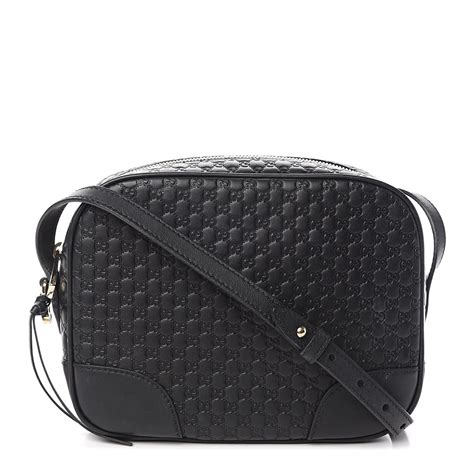 gucci microguccissima mini bree messenger bag black|GUCCI Microguccissima Mini Bree Messenger Bag Black.